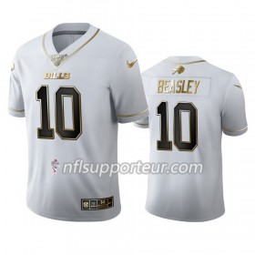 Maillot Homme Buffalo Bills Cole Beasley 10 Nike Blanc Golden Edition 100th